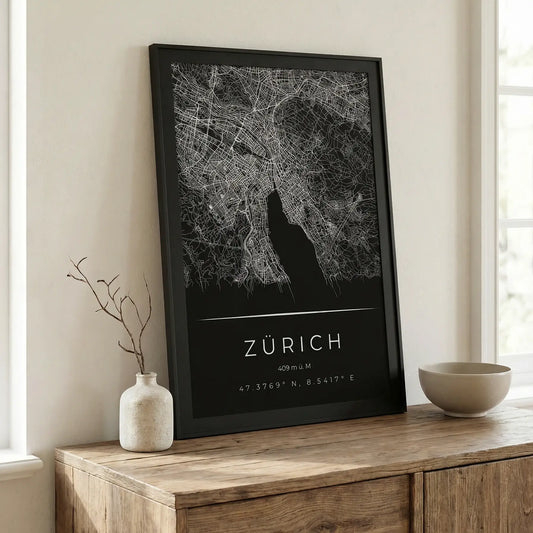 Zürich Kunstdruck
